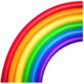 emoji of a rainbow